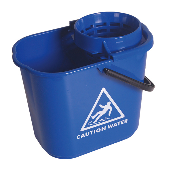 Eimer für Scheuerset mit Auspressvorrichtung und Ausguss