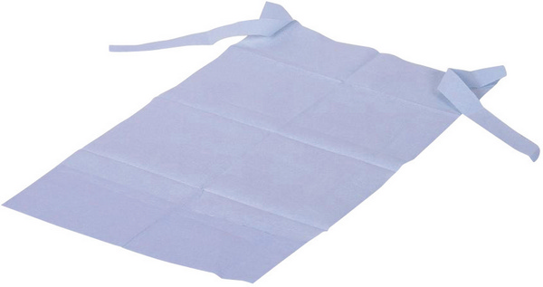 Ampri Einmal-Esslätzchen zum Binden, mit Auffangtasche, aus Papier mit PE-Folie, blau, ca. 65 × 36 cm - Webstar - Hygiene- und Verbrauchsartikel - Medizin- und Pflegeprodukte - Kiosk- und Shopartikel - Fun Food Service - Schweiz - Articles d’hygiène et consommables - Produits médicaux et de soins - Produits de kiosque et de magasin - Fun Food Service - Suisse