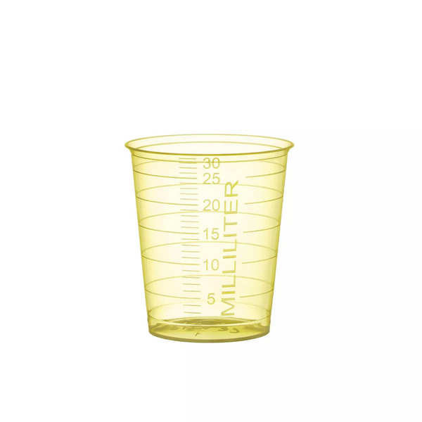 Medizinbecher mit Graduierung
