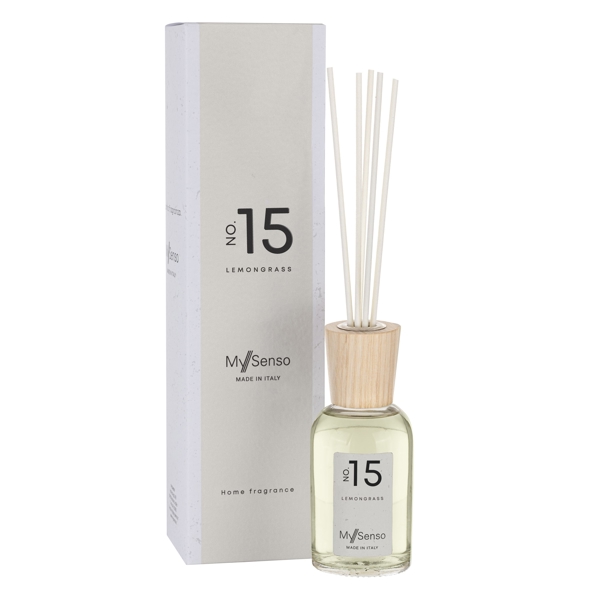 My Senso Raumduft 100 ml, mit Rattanstäbchen, Lemongrass - Webstar - Hygiene- und Verbrauchsartikel - Medizin- und Pflegeprodukte - Kiosk- und Shopartikel - Fun Food Service - Schweiz - Articles d’hygiène et consommables - Produits médicaux et de soins - Produits de kiosque et de magasin - Fun Food Service - Suisse