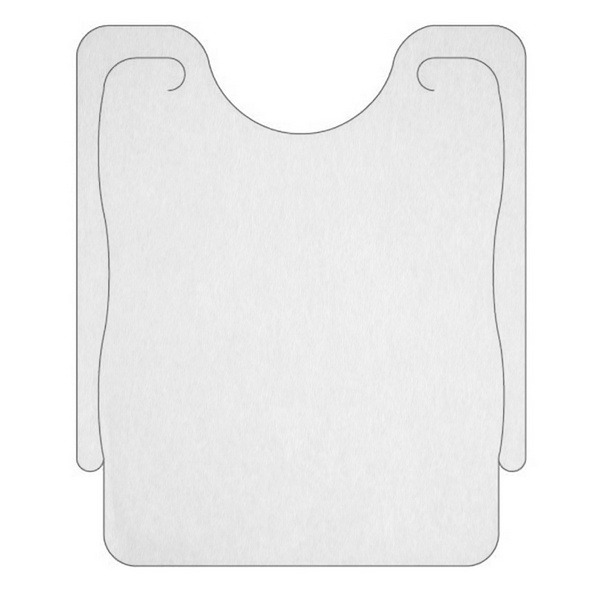 Mank Vlies Latz 41,5 × 50 cm, 45 g/m², neutral, weiss, zum Binden - Webstar - Hygiene- und Verbrauchsartikel - Medizin- und Pflegeprodukte - Kiosk- und Shopartikel - Fun Food Service - Schweiz - Articles d’hygiène et consommables - Produits médicaux et de soins - Produits de kiosque et de magasin - Fun Food Service - Suisse
