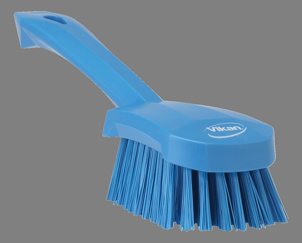 Handbürste mit kurzem Stiel 27 × 7 × 8,5 cm, hart, blau - Webstar - Hygiene- und Verbrauchsartikel - Medizin- und Pflegeprodukte - Kiosk- und Shopartikel - Fun Food Service - Schweiz - Articles d’hygiène et consommables - Produits médicaux et de soins - Produits de kiosque et de magasin - Fun Food Service - Suisse