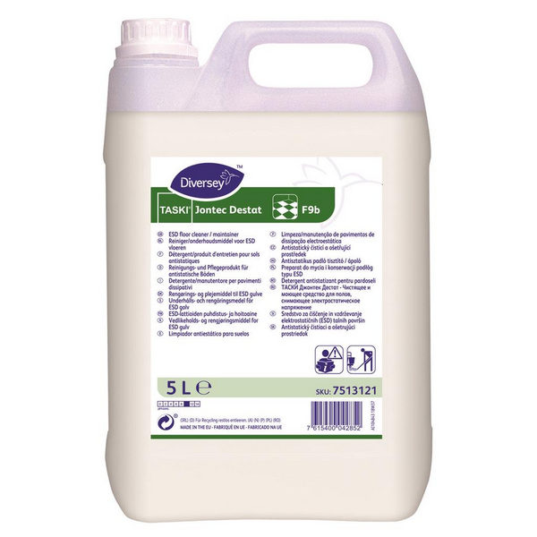 TASKI Jontec Destat Wischpflegemittel grün, flüssig, pH: 10, biologisch abbaubar, 2 × 5 Liter, Konzentrat - Webstar - Hygiene- und Verbrauchsartikel - Medizin- und Pflegeprodukte - Kiosk- und Shopartikel - Fun Food Service - Schweiz - Articles d’hygiène et consommables - Produits médicaux et de soins - Produits de kiosque et de magasin - Fun Food Service - Suisse