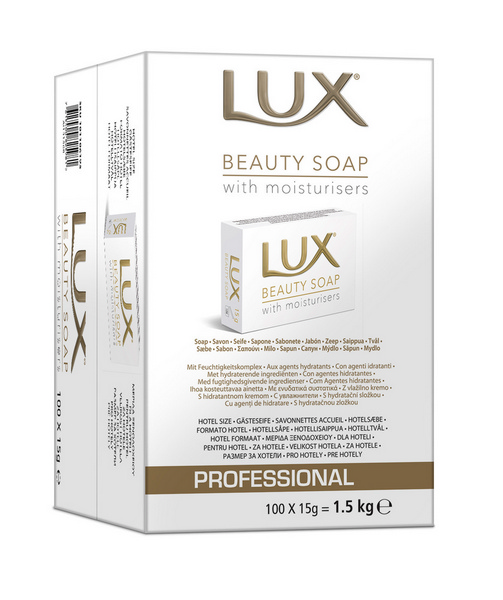 Lux - Hotelseifchen schwach parfümiert, weiss, fest, 15 g - Webstar - Hygiene- und Verbrauchsartikel - Medizin- und Pflegeprodukte - Kiosk- und Shopartikel - Fun Food Service - Schweiz - Articles d’hygiène et consommables - Produits médicaux et de soins - Produits de kiosque et de magasin - Fun Food Service - Suisse
