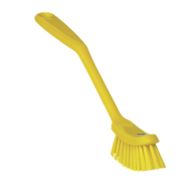 Spülbürste 29 cm, medium, gelb - Webstar - Hygiene- und Verbrauchsartikel - Medizin- und Pflegeprodukte - Kiosk- und Shopartikel - Fun Food Service - Schweiz - Articles d’hygiène et consommables - Produits médicaux et de soins - Produits de kiosque et de magasin - Fun Food Service - Suisse
