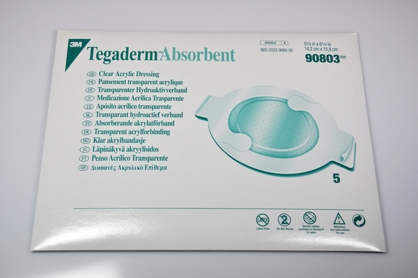 Tegaderm Absorbent oval, Acrylwundkissen