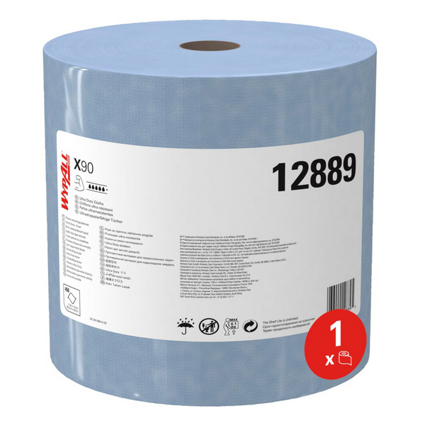 Kimberly-Clark Reinigungstücher Maxirolle Wypall – X90