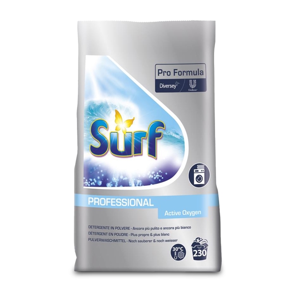 Surf Professional Vollwaschmittel parfümiert, weiss / blau, pulverförmig, pH: 11, 18,4 kg - Webstar - Hygiene- und Verbrauchsartikel - Medizin- und Pflegeprodukte - Kiosk- und Shopartikel - Fun Food Service - Schweiz - Articles d’hygiène et consommables - Produits médicaux et de soins - Produits de kiosque et de magasin - Fun Food Service - Suisse