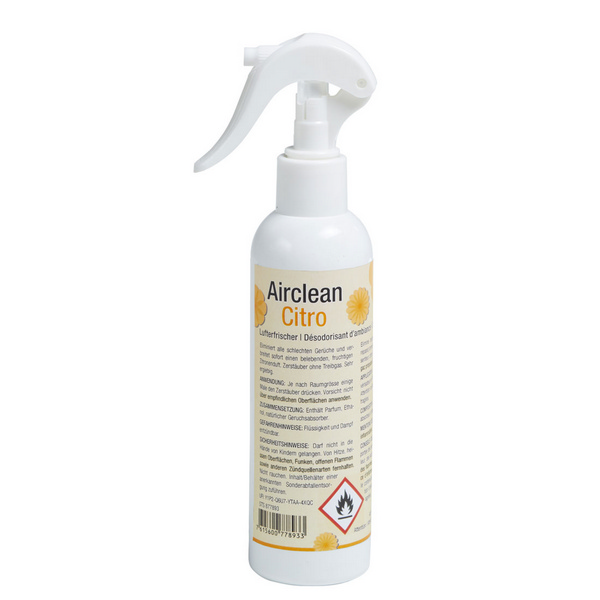 Airclean Duftspray farblos, flüssig, pH: 7, alkoholhaltig, 200 ml, Citro, Zitrusduft, mit Sprühkopf - Webstar - Hygiene- und Verbrauchsartikel - Medizin- und Pflegeprodukte - Kiosk- und Shopartikel - Fun Food Service - Schweiz - Articles d’hygiène et consommables - Produits médicaux et de soins - Produits de kiosque et de magasin - Fun Food Service - Suisse