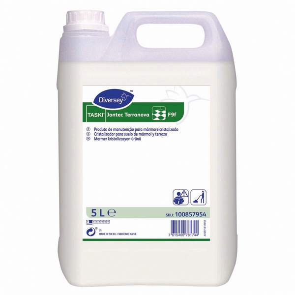 TASKI Jontec Terranova Kristallisationsprodukt für Marmorpflege weiss, flüssig, pH: 2, 5 Liter, gebrauchsfertig - Webstar - Hygiene- und Verbrauchsartikel - Medizin- und Pflegeprodukte - Kiosk- und Shopartikel - Fun Food Service - Schweiz - Articles d’hygiène et consommables - Produits médicaux et de soins - Produits de kiosque et de magasin - Fun Food Service - Suisse