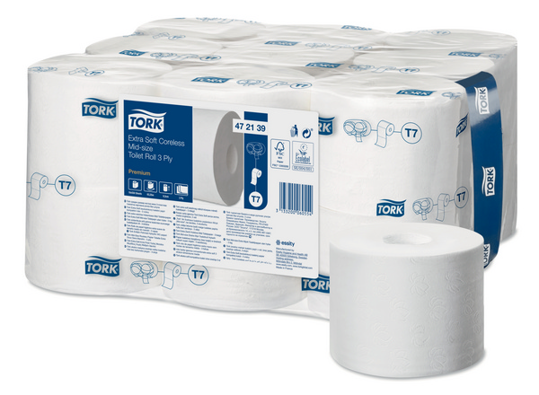 Tork Premium Toilettenpapier Midi – T7 System