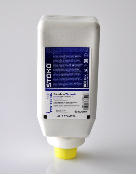 Travabon classic, Hautschutz Hautschutzcreme, fettfreier Hautschutz gegen ölige und wasserunlösliche Arbeitsstoffe, 1 Liter Softflasche - Webstar - Hygiene- und Verbrauchsartikel - Medizin- und Pflegeprodukte - Kiosk- und Shopartikel - Fun Food Service - Schweiz - Articles d’hygiène et consommables - Produits médicaux et de soins - Produits de kiosque et de magasin - Fun Food Service - Suisse