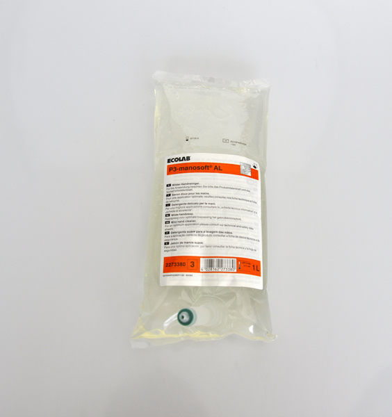 P3-Manosoft AL Waschlotion geruchlos, farblos, Gel, pH: 5 - 6, 1 Liter - Webstar - Hygiene- und Verbrauchsartikel - Medizin- und Pflegeprodukte - Kiosk- und Shopartikel - Fun Food Service - Schweiz - Articles d’hygiène et consommables - Produits médicaux et de soins - Produits de kiosque et de magasin - Fun Food Service - Suisse