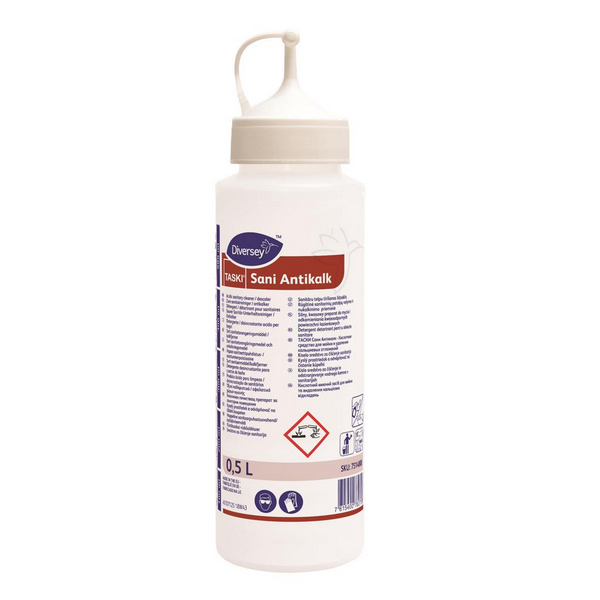 TASKI Sani Antikalk Gebrauchsflasche leer, 500 ml - Webstar - Hygiene- und Verbrauchsartikel - Medizin- und Pflegeprodukte - Kiosk- und Shopartikel - Fun Food Service - Schweiz - Articles d’hygiène et consommables - Produits médicaux et de soins - Produits de kiosque et de magasin - Fun Food Service - Suisse