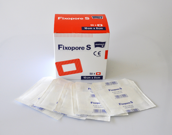 Fixopore S Vliesstoffverband mit Saugkissen