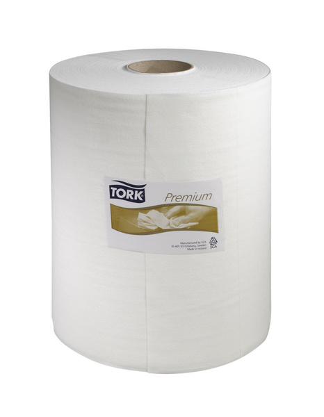 Tork Premium extra starke Industrie-Reinigungstücher 570 - Kombirolle im Karton - W1 / W2 / W3 System