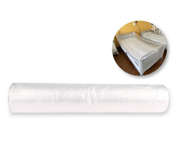 Bettenhülle HD-PE, für Staubschutz, transparent, 320 x 95 cm,, Rolle à 200 Stück - Webstar - Hygiene- und Verbrauchsartikel - Medizin- und Pflegeprodukte - Kiosk- und Shopartikel - Fun Food Service - Schweiz - Articles d’hygiène et consommables - Produits médicaux et de soins - Produits de kiosque et de magasin - Fun Food Service - Suisse