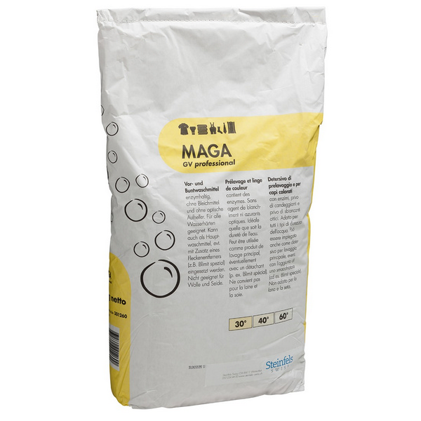 Maga Textilwaschmittel parfümiert, weiss, pulverförmig, pH: 10,5, bleichmittelfrei, 15 kg - Webstar - Hygiene- und Verbrauchsartikel - Medizin- und Pflegeprodukte - Kiosk- und Shopartikel - Fun Food Service - Schweiz - Articles d’hygiène et consommables - Produits médicaux et de soins - Produits de kiosque et de magasin - Fun Food Service - Suisse