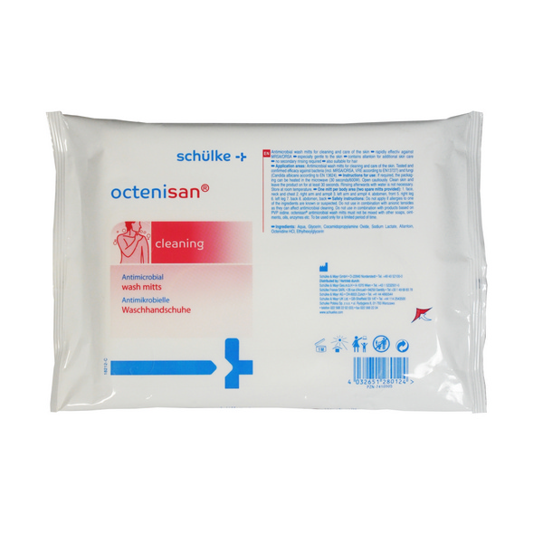 octenisan Waschhandschuhe Ganzkörperwaschung, ohne Wasser - Webstar - Hygiene- und Verbrauchsartikel - Medizin- und Pflegeprodukte - Kiosk- und Shopartikel - Fun Food Service - Schweiz - Articles d’hygiène et consommables - Produits médicaux et de soins - Produits de kiosque et de magasin - Fun Food Service - Suisse