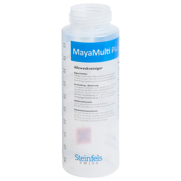 Maya Dosierflaschen leer, 500 ml, MayaMulti Plus - Webstar - Hygiene- und Verbrauchsartikel - Medizin- und Pflegeprodukte - Kiosk- und Shopartikel - Fun Food Service - Schweiz - Articles d’hygiène et consommables - Produits médicaux et de soins - Produits de kiosque et de magasin - Fun Food Service - Suisse