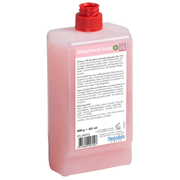 Hand Soap Flüssigseife rosa, pH: 5, umweltschonend, 600 g, gebrauchsfertig - Webstar - Hygiene- und Verbrauchsartikel - Medizin- und Pflegeprodukte - Kiosk- und Shopartikel - Fun Food Service - Schweiz - Articles d’hygiène et consommables - Produits médicaux et de soins - Produits de kiosque et de magasin - Fun Food Service - Suisse