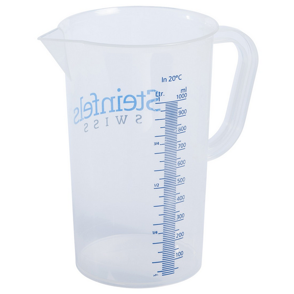 Messbecher transparent, 1 Liter - Webstar - Hygiene- und Verbrauchsartikel - Medizin- und Pflegeprodukte - Kiosk- und Shopartikel - Fun Food Service - Schweiz - Articles d’hygiène et consommables - Produits médicaux et de soins - Produits de kiosque et de magasin - Fun Food Service - Suisse