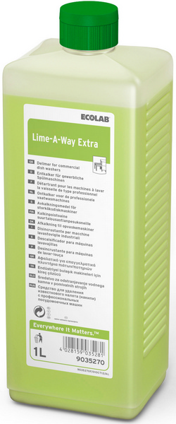 Lime-A-Way Extra Entkalker geruchlos, hellgrün, flüssig, pH: 0,2 - 0,5, salzsäuren- und chloridfrei, 1 Liter, Konzentrat - Webstar - Hygiene- und Verbrauchsartikel - Medizin- und Pflegeprodukte - Kiosk- und Shopartikel - Fun Food Service - Schweiz - Articles d’hygiène et consommables - Produits médicaux et de soins - Produits de kiosque et de magasin - Fun Food Service - Suisse