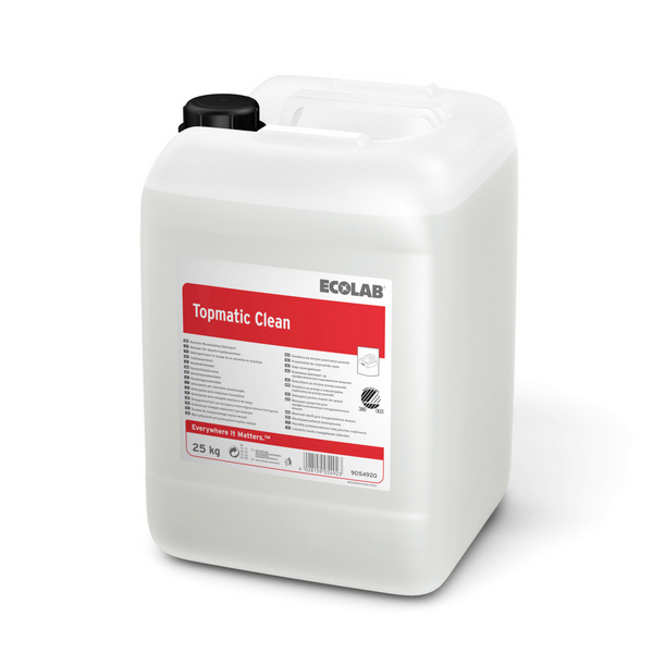 Topmatic Clean maschinelles Geschirrwaschmittel geruchlos, hellgelb, flüssig, pH: 13 - 13,9, umweltschonend, 25 kg - Webstar - Hygiene- und Verbrauchsartikel - Medizin- und Pflegeprodukte - Kiosk- und Shopartikel - Fun Food Service - Schweiz - Articles d’hygiène et consommables - Produits médicaux et de soins - Produits de kiosque et de magasin - Fun Food Service - Suisse