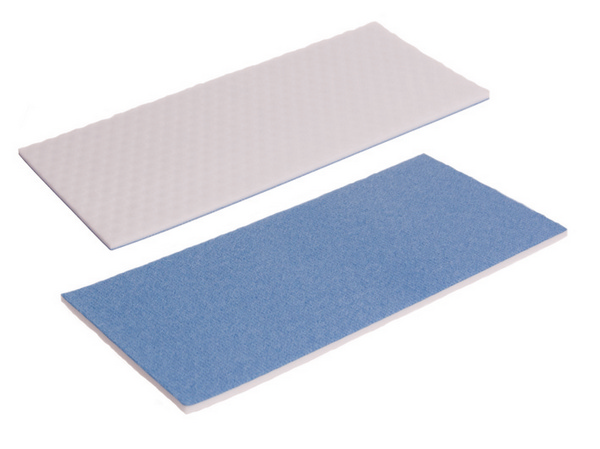 Magic Pad aus Melamin, blau / weiss, mit Klettrücken, gross, 25 × 12 × 0,5 cm - Webstar - Hygiene- und Verbrauchsartikel - Medizin- und Pflegeprodukte - Kiosk- und Shopartikel - Fun Food Service - Schweiz - Articles d’hygiène et consommables - Produits médicaux et de soins - Produits de kiosque et de magasin - Fun Food Service - Suisse