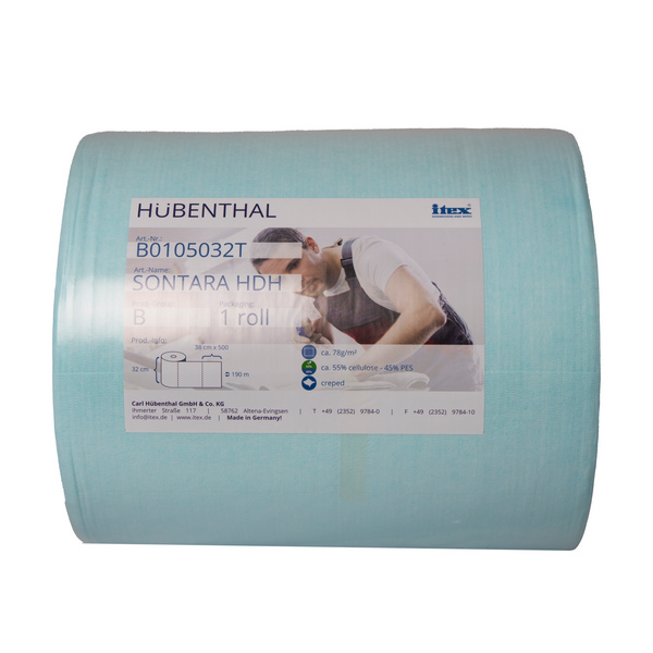 itex Sontara HDH Reinigungstücher 49% Zellstoff / 51% Polyester, 78 g/m², 32 × 38 cm, Rolle à 500 Blatt, 190 lfm, Aussen Ø 28 cm, Innen Ø 7 cm, türkis - Webstar - Hygiene- und Verbrauchsartikel - Medizin- und Pflegeprodukte - Kiosk- und Shopartikel - Fun Food Service - Schweiz - Articles d’hygiène et consommables - Produits médicaux et de soins - Produits de kiosque et de magasin - Fun Food Service - Suisse