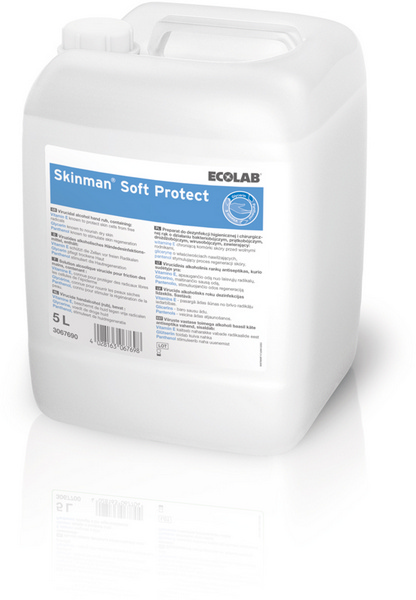Skinman Soft Protect Händedesinfektionsmittel parfümfrei, farblos, flüssig, pH: 6 - 7,5, alkoholhaltig, 5 Liter, gebrauchsfertig - Webstar - Hygiene- und Verbrauchsartikel - Medizin- und Pflegeprodukte - Kiosk- und Shopartikel - Fun Food Service - Schweiz - Articles d’hygiène et consommables - Produits médicaux et de soins - Produits de kiosque et de magasin - Fun Food Service - Suisse