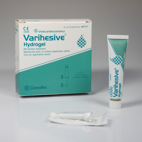 Varihesive Hydrogel mit sterilem Applikator