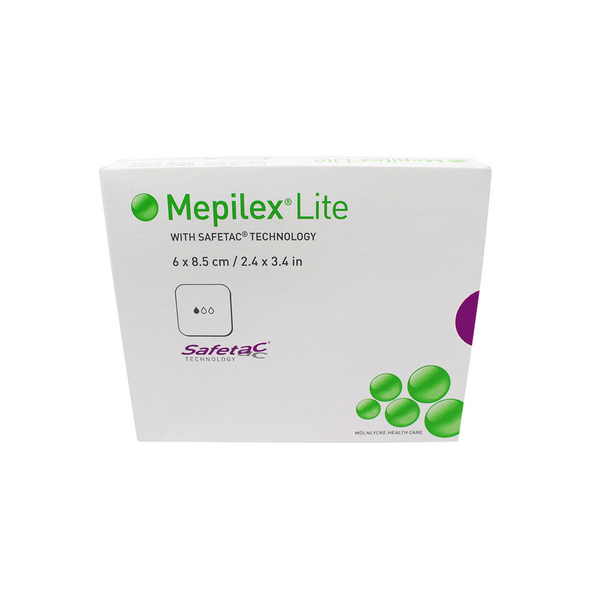 Mepilex Lite Safetac Schaumverband 6 × 8,5 cm - Webstar - Hygiene- und Verbrauchsartikel - Medizin- und Pflegeprodukte - Kiosk- und Shopartikel - Fun Food Service - Schweiz - Articles d’hygiène et consommables - Produits médicaux et de soins - Produits de kiosque et de magasin - Fun Food Service - Suisse