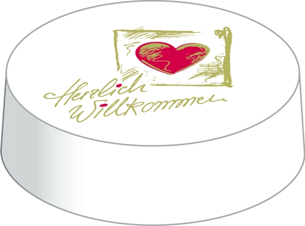 Caps Karton Herzlich Willkommen 80mm - Webstar - Hygiene- und Verbrauchsartikel - Medizin- und Pflegeprodukte - Articles d’hygiène et consommables - Produits médicaux et de soins