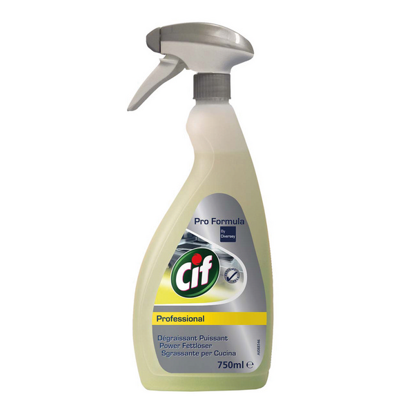 Cif Professional Degreaser Power Fettlöser unparfümiert, gelb, flüssig, pH: 12,5, 750 ml, gebrauchsfertig - Webstar - Hygiene- und Verbrauchsartikel - Medizin- und Pflegeprodukte - Kiosk- und Shopartikel - Fun Food Service - Schweiz - Articles d’hygiène et consommables - Produits médicaux et de soins - Produits de kiosque et de magasin - Fun Food Service - Suisse