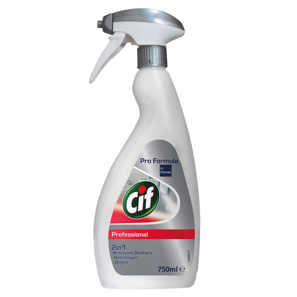 Cif Professional Badreiniger parfümiert, farblos, flüssig, pH: 3, 750 ml, gebrauchsfertig und Konzentrat (je nach Anwendung), mit Sprühkopf - Webstar - Hygiene- und Verbrauchsartikel - Medizin- und Pflegeprodukte - Kiosk- und Shopartikel - Fun Food Service - Schweiz - Articles d’hygiène et consommables - Produits médicaux et de soins - Produits de kiosque et de magasin - Fun Food Service - Suisse