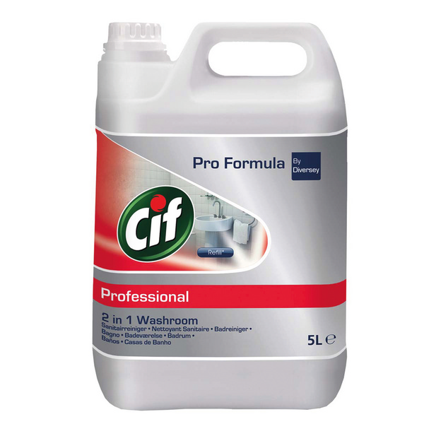 Cif Professional Badreiniger parfümiert, farblos, flüssig, pH: 3, 5 Liter, gebrauchsfertig - Webstar - Hygiene- und Verbrauchsartikel - Medizin- und Pflegeprodukte - Kiosk- und Shopartikel - Fun Food Service - Schweiz - Articles d’hygiène et consommables - Produits médicaux et de soins - Produits de kiosque et de magasin - Fun Food Service - Suisse