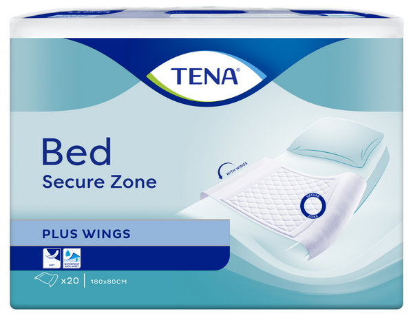 TENA bed Wings Krankenunterlagen Plus mit Flocken, 180 × 80 cm / 123 g - Webstar - Hygiene- und Verbrauchsartikel - Medizin- und Pflegeprodukte - Kiosk- und Shopartikel - Fun Food Service - Schweiz - Articles d’hygiène et consommables - Produits médicaux et de soins - Produits de kiosque et de magasin - Fun Food Service - Suisse