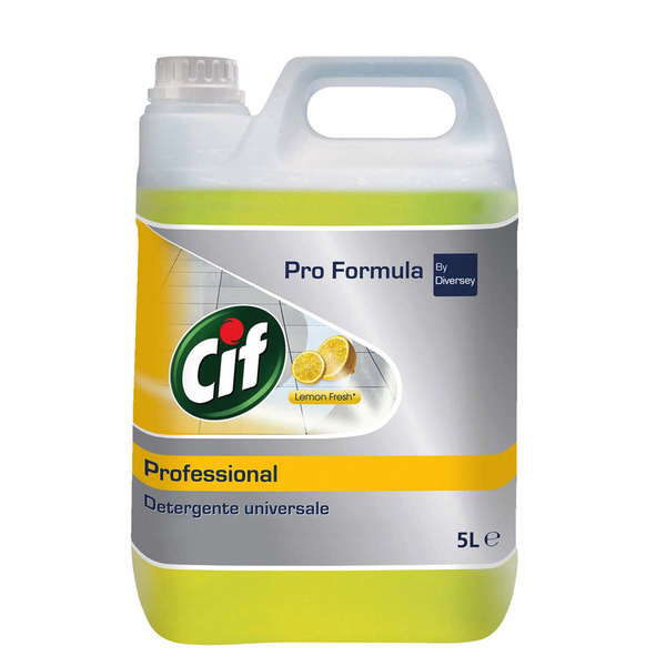 Cif Professional Lemon Allzweckreiniger Zitrusduft, gelb, flüssig, pH: 11, 5 Liter, Konzentrat - Webstar - Hygiene- und Verbrauchsartikel - Medizin- und Pflegeprodukte - Kiosk- und Shopartikel - Fun Food Service - Schweiz - Articles d’hygiène et consommables - Produits médicaux et de soins - Produits de kiosque et de magasin - Fun Food Service - Suisse