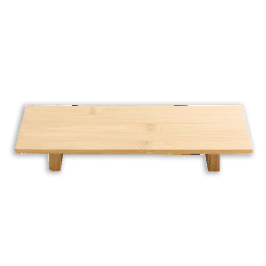 Tablett aus Holz "Bambus" für Gästepräsente