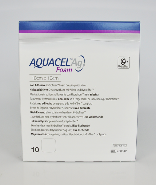 Aquacel Foam nicht-adhäsiv Silikonschaumverband