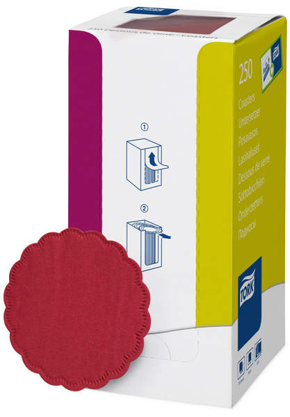 Gläserunterlagen, rund