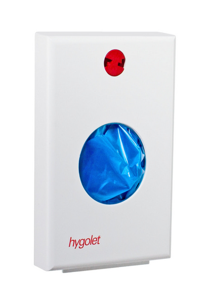 Hygobag Whiteline Hygienebeutelspender weiss, Kunststoff, 12 × 18,5 × 28 cm - Webstar - Hygiene- und Verbrauchsartikel - Medizin- und Pflegeprodukte - Kiosk- und Shopartikel - Fun Food Service - Schweiz - Articles d’hygiène et consommables - Produits médicaux et de soins - Produits de kiosque et de magasin - Fun Food Service - Suisse