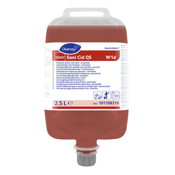 TASKI Sani Cid QS W1d Sanitärreiniger - Webstar - Hygiene- und Verbrauchsartikel - Medizin- und Pflegeprodukte - Articles d’hygiène et consommables - Produits médicaux et de soins