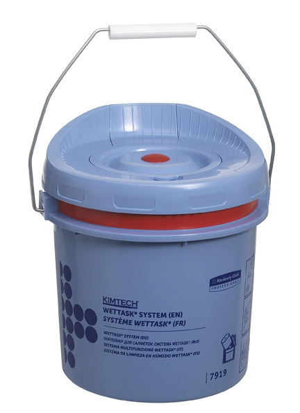 Kimberly-Clark Rollspendereimer Kimtech Wettask HD-PE, mit selbstschliessbarem Deckel, 4,5 Liter, 22 × 23,5 cm, blau - Webstar - Hygiene- und Verbrauchsartikel - Medizin- und Pflegeprodukte - Kiosk- und Shopartikel - Fun Food Service - Schweiz - Articles d’hygiène et consommables - Produits médicaux et de soins - Produits de kiosque et de magasin - Fun Food Service - Suisse