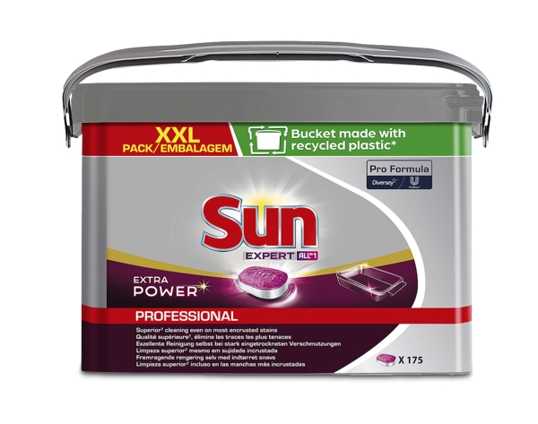 Sun Professional All in 1 Extra Power Geschirrspültabs parfümiert, weiss / lila, fest, pH: 11, phosphatfrei, 175 Tabs sun-professional-all-in-1-extra-power-geschirrspultabs-parfumiert-weiss-lila-fest-ph-11-phosphatfrei-175-tabs-50-226081 - Webstar - Hygiene- und Verbrauchsartikel - Medizin- und Pflegeprodukte - Kiosk- und Shopartikel - Fun Food Service - Schweiz - Articles d’hygiène et consommables - Produits médicaux et de soins - Produits de kiosque et de magasin - Fun Food Service - Suisse