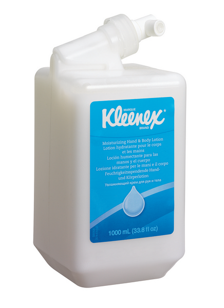 Kimberly-Clark Kleenex feuchtigkeitspendende Hand- und Körperlotion weiss, 1 Liter - Webstar - Hygiene- und Verbrauchsartikel - Medizin- und Pflegeprodukte - Kiosk- und Shopartikel - Fun Food Service - Schweiz - Articles d’hygiène et consommables - Produits médicaux et de soins - Produits de kiosque et de magasin - Fun Food Service - Suisse
