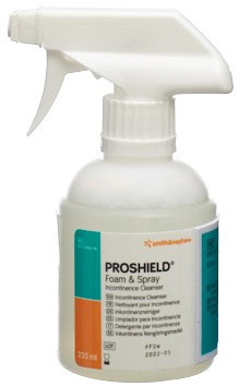 PROSHIELD Foam & Spray Schaumreiniger 235 ml, transparent, 1 Flasche mit Sprühkopf Schaumreiniger für inkontinenzbetroffene Hautareale, - Webstar - Hygiene- und Verbrauchsartikel - Medizin- und Pflegeprodukte - Kiosk- und Shopartikel - Fun Food Service - Schweiz - Articles d’hygiène et consommables - Produits médicaux et de soins - Produits de kiosque et de magasin - Fun Food Service - Suisse