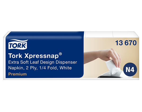 Tork Xpressnap Interfold Spenderservietten – N4 System 21,6 × 33 cm, weiss, 2-lagig, Blätterprägung - Webstar - Hygiene- und Verbrauchsartikel - Medizin- und Pflegeprodukte - Kiosk- und Shopartikel - Fun Food Service - Schweiz - Articles d’hygiène et consommables - Produits médicaux et de soins - Produits de kiosque et de magasin - Fun Food Service - Suisse