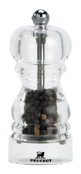 Peugeot Pfeffermühle Nancy Acrylglas, transparent, 12 cm - Webstar - Hygiene- und Verbrauchsartikel - Medizin- und Pflegeprodukte - Kiosk- und Shopartikel - Fun Food Service - Schweiz - Articles d’hygiène et consommables - Produits médicaux et de soins - Produits de kiosque et de magasin - Fun Food Service - Suisse